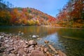 The Cumberland River at Big South Fork National River and Recreation Area, TN Royalty Free Stock Photo