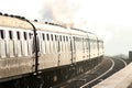 Cumbrian Mountain Express leaving Garsdale station