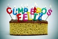 Cumpleanos feliz, happy birthday in spanish