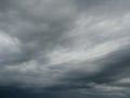 Cumulonimbus cloud formations on tropical blue sky Royalty Free Stock Photo