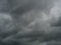 Cumulonimbus cloud formations on tropical blue sky Royalty Free Stock Photo