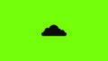 Cumulonimbus cloud icon animation