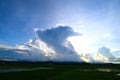 cumulonimbus clouds Royalty Free Stock Photo