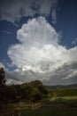Thunderstorm forming over the hills of Minas Gerais.