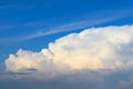 Cumulonimbus incus large cloud Royalty Free Stock Photo