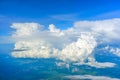 Cumulonimbus storm cloud supercell tornado with hail Royalty Free Stock Photo