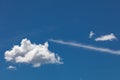 Cumulus in the blue sky