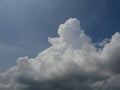 Cumulus cloud on beautiful blue sky in day light Royalty Free Stock Photo