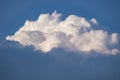 Cumulus cloud in blue sky Royalty Free Stock Photo