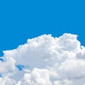 Cumulus cloud and blue sky Royalty Free Stock Photo