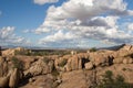 Cumulus clouds in Chino Valley Royalty Free Stock Photo