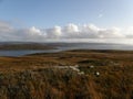 Cumulus Clouds Float over the Mull of Kintyre