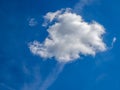 Cumulus humilis clouds background Blue Sky Royalty Free Stock Photo