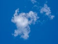 Cumulus humilis clouds background image Royalty Free Stock Photo