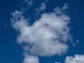 Cumulus humilis clouds background texture Royalty Free Stock Photo