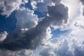 Cumulus mediocris cloud Royalty Free Stock Photo