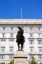 Cunard Building and Statue, Liverpool.
