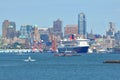 Cunard Queen Mary 2 in Brookyn