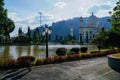 Jaime Duque park near Bogota with a copy of the Taj mahal, ancyent seven wonders and lakes