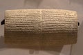 Cuneiform writing mesopotamia Assyria tablet Royalty Free Stock Photo