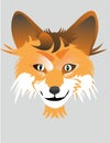 Cunning fox of the logo