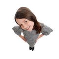 Cunning little girl Royalty Free Stock Photo