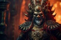 Cunning Ravana indian demon. Generate AI