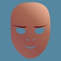 Cunning theatrical mask. Vector illustration