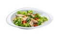 Cunsei Sarada salad plate - isolated on white
