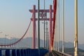 Cuntan Yangtze River Bridge Under the sunny morning sun