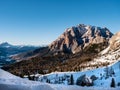 Cunturines Spitze Mountain Peak in the Dolomites Royalty Free Stock Photo