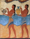 Cup Bearer Fresco from Knossos Royalty Free Stock Photo