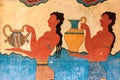 Cup Bearer Fresco from Knossos Royalty Free Stock Photo