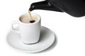Cup of black coffe Royalty Free Stock Photo