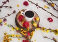 Cup of black coffee Royalty Free Stock Photo