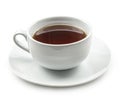 Cup of black tea isolated on white Royalty Free Stock Photo