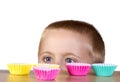 Cup cake holders Royalty Free Stock Photo
