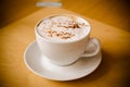 Cup of cappucchino Royalty Free Stock Photo