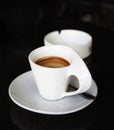 The cup of coffe in art deco style Royalty Free Stock Photo