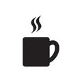 Cup of coffee icon vector illustration Royalty Free Stock Photo