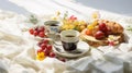 Coffee On White Bed: A Japanese-inspired Summer Picnic