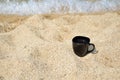 Cup of Coffee on Beach