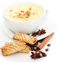 Cup of coffee and biscuits Royalty Free Stock Photo