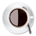 Cup Of Coffee Isolated Clipping Path.