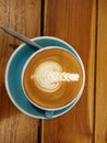 A cup of coffee latte cappucino espresso Royalty Free Stock Photo