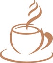 Cup of Coffee logo caffee