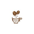 Cup Of Coffee, Logo Illustration Design Template Vector