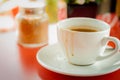 a cup of coffee in the morning times Royalty Free Stock Photo