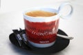 A cup of coffee Nescafe