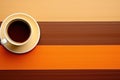 Cup of coffee poster design abstract background Royalty Free Stock Photo